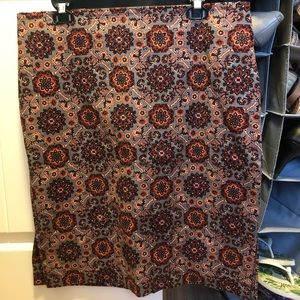 LOFT tapestry skirt